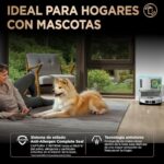 Shark PowerDetect Robot Aspirador y Fregasuelos 2 en 1, Base Autovaciado 60 días, LiDAR 3D, WiFi App, NeverStuck, Blanco AV2810ZEEUWH - Image 2