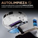 Shark PowerDetect Robot Aspirador y Fregasuelos 2 en 1, Base Autovaciado 60 días, LiDAR 3D, WiFi App, NeverStuck, Blanco AV2810ZEEUWH - Image 6